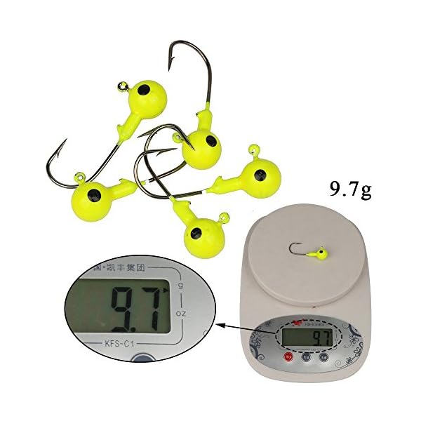 SHELURE-Fishing-Hooks-Saltwater-Set-Kit-With-Fishing-Tackle-Box-Fish-Jig-Heads