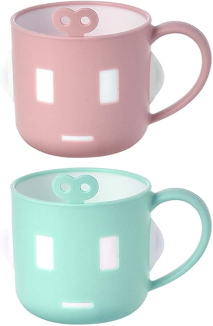 Amazon Co Jp Winomo コップ プラコップ プラスチック シリコン 子ども用コップ 1 300ml 歯ブラシカップ マグコップ キッズ 2pcs ベビー マタニティ
