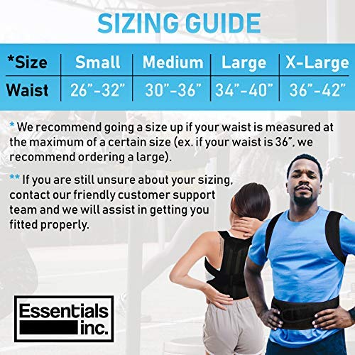 Posture Corrector for Women & Men - Back Brace & Shoulder Support Trainer for Pain Relief & Improve Bad Slouching Problems - Fully Adjustable Clavicle Medical Belt Straightener (Large) - Thumbnail 2