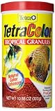 Tetra 16262 TetraColor Tropical Granules, 10.58-Ounce, 1-Liter (Misc.)