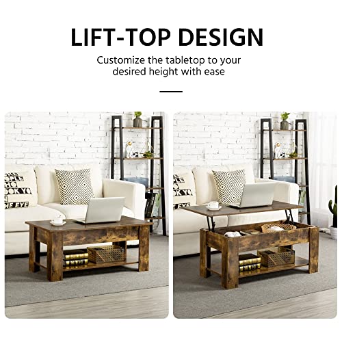 Yaheetech Lift top Coffee Table Pricepulse