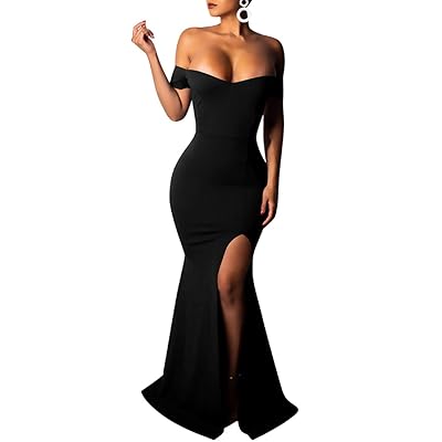 PARTY LADY Womens Off The Shoulder High Low Bodycon Jamaica | Ubuy
