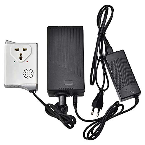 H HUKOER 10000mAh RechargeableLithium-ion Ba-ttery and DC-AC Car Inv-erter for All Oxy-gen Concen-trator ...