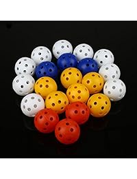 toymytoy 12pcs de plástico perforadas (Play Hollow Golf práctica formación deportes pelotas (mezcla colores)