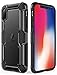 Anker iPhone X Case, iPhone 10 Case, KARAPAX Shield+ Case Dual Layer Heavy Duty Tough Military-Grade Certified Protection Good Grip [Support Wireless Charging] for Apple 5.8 in iPhone X (2017) -Black