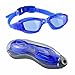 Swim Goggles, EveShine Unisex Clear Swimming Goggles - No Leaking, UV Protection, Anti-Fog Sport Racing Goggles for Adult Junior Youth Kids - Blue