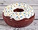 Creative Hobbies Donut Box with Sprinkles, Case of 6, 4.25 Inch Round, Unfinished Ceramic Bisque, with How to Paint Your Own Pottery Booklet