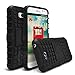 LG Optimus Exceed 2 Case, LG Optimus L70 Case, MagicMobile Ultra Protective Shockproof Defender Cute Case for LG L70 Dual Hybrid Layer Rugged TPU Case for LG Optimus Real with Kickstand - Black