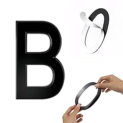 Self-Adhesive 5 Inch House Numbers - Acrylic Modern