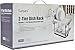 Surpahs 2-Tier Compact Dish Drying Rack (Gray)