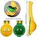 HEYFIT Citrus Juicer Hand Lemon Juicer Manual Lemon Lime Squeezer Metal Citrus Press Orange Juice Extractor Yellow