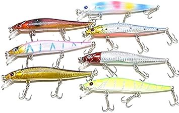 Amazon Ohf ルアーセット 7個 11 5 13g サスペンド ミノー シーバス シイラ マゴチ ブラックバス Ohf ルアー