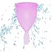 Fairyfox Cup Menstrual Set of 2 Cups, With 1 Carry Bags (large, 1 Purple&1 Pink)