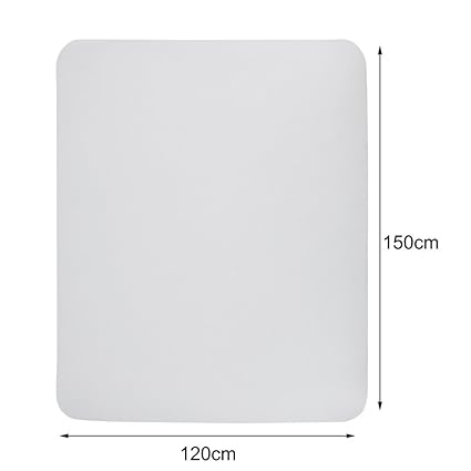 Polyethylen Bodenschutzmatte Bodenschutz Büro Stuhl Unterlage Boden Matte Parkett für Hartböden. 6 Größen zur Wahl- (120 x 15