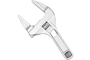 Sehfupoye Adjustable Wrench Large Opening Bathroom Spanner Wrenches Wide Jaw 6-68mm Aluminum Alloy Spanner Wrenches Shank Plu