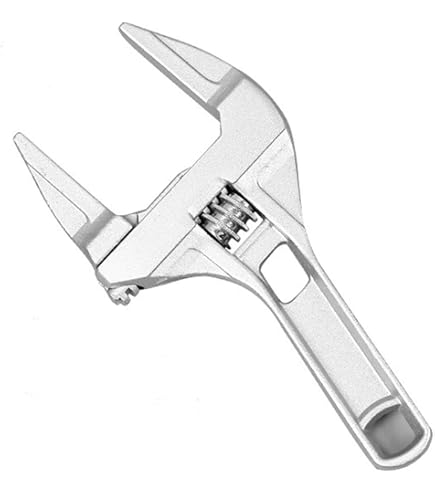Produktbild von Micro-Stubby-Schlüssel 2-in-1: Selbstjustierender Rohrschraubstock Für Enge Räume – Kompakt, Rostfrei & Vielseitig (13 Cm)