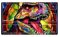 EDGFRTOIO Playmat with Zones for MTG Card Game