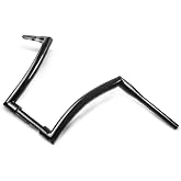 A-Premium 14 inch Handlebars, Compatible with Harley-Davidson | for Blackline, Breakout, Disc Glide, Dyna, Fatbob, Fatboy Lo, Forty Eight, Freewheeler, Heritage Softail