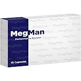 MegMan Natural Male Performance Energy and Strength Booster 10 Blue Capsules