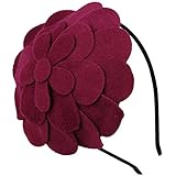 Fascigirl Fascinator Headband Flower Pillbox Hat Hair Hoop Wedding Headpiece