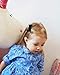 Belle Beau Baby Girls Hair Bows, Ribbon Lined Alligator Hair Clips, Barrettes, Toddlers Hair Accessories
