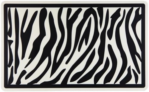 PetRageous Designs Zebra Buzz Placemat Zebra Buzz 12x19-in