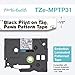 Brother P-touch Embellish Black Print on Tan Paws Patterned Tape TEMPTP31 – ~½” Wide x 13.1’ Long for use with P-touch Embellish Ribbon & Tape Printer