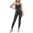 Amilia Womens Spaghetti Strap Bodycon Tank One Piece Jumpsuits Rompers Playsuit