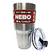 NEBO High Grade Stainless Steel Spill & Leak Proof Lid 30 oz TUMBLER Cup Mug