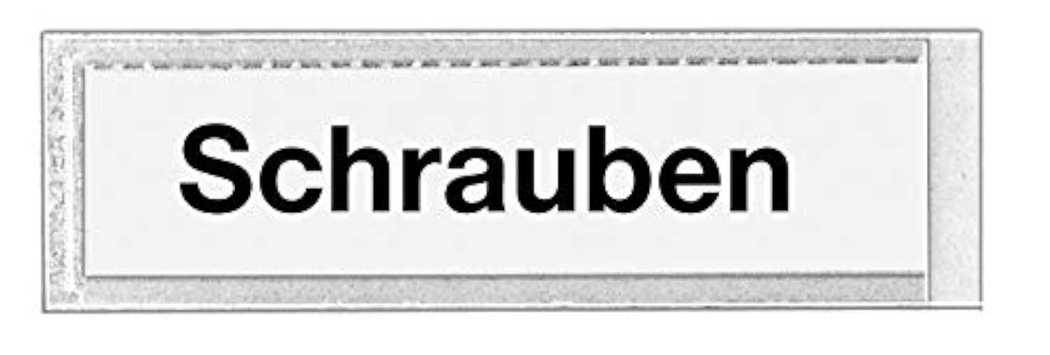 VELOFLEX 2201100 Labelling Window Self-Adhesive 17 x 68 mm Polypropylene Film Pack of 100