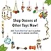 Triple Treat Forager - Durable Fun Hanging Treat Foraging Cage Accessory Toy - Sugar Gliders, Rats, Hamsters, Mice, Ferrets, Squirrels, Parrots, Birds, Marmosets, Opossums & Other Small Pets