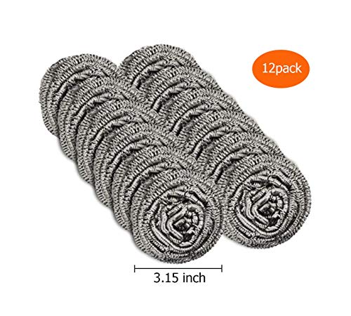 Household Surfaces Scrub Sponge Scouring Pads (Stainless Steel Wool Scouring Pads)