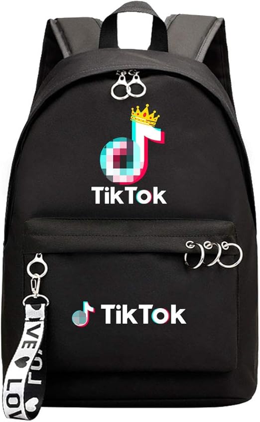 ACJIA School Backpack, TIK TOK School Bag Student Stylish Unisex Laptop