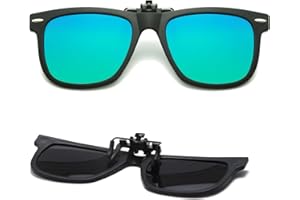 Long Keeper Kids Polarized Clip On Sunglasses Teen Boys Girls Square Flip Up Clip-on Sunglasses Over Glasses