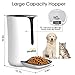 RICHDOG Automatic Cat Feeder – Pet Feeding, Lager Capacity 7L, Accurate Portion Control, Tow Power Supply, Voice Record and Play, Timed Pet Feeder, Auto Cat Feeder Dog Feeder, Small Animal Feederthumb 4