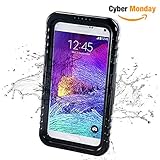 Note 4 Waterproof Case, iThrough Waterproof, Driving Swimming Shock Proof Case, Waterproof Protection up to 20ft/6M, Protective Carrying Cover Case for Samsung Galaxy Note 4 (Black)