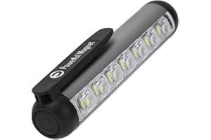 Magnetic Rechargeable Pen Light LED Flashlights with COB Work Small Pocket for Indoor Use