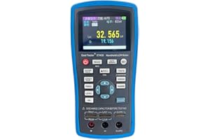 WELLMETER ET430 100KHz Handheld LCR Meter - Digital Portable Bridge Tester for Resistance, Capacitance, Inductance Measurement | LCD Display Electronics Component Testing Tool