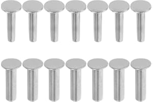 Beavorty Knife Handle Bolt Rivets Stainless Steel 14 Pairs for DIY Kitchen Knife Handle Repair