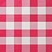 Waysle Square Tablecloth, 70 x 70 Inch, Red and White Checker Table Cloth for Square or Round Tables in Washable Polyester, Great for Wedding, Restaurant, Party, Banquet Decoration
