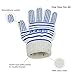 Oven Gloves, Scald-proof, Heat-insulated, Heat-resistant Microwave Oven / Oven Gloves, Great For Baking, Grill & Camping, 1 Pair / Pack of 2, Blue