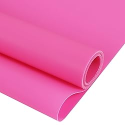Ramya Solid Color Smooth PVC Faux Leather Sheets