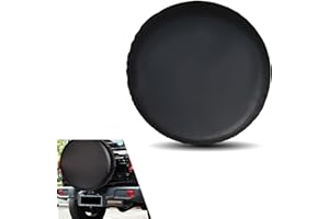 XIZAKEE 1 PC 15" Spare Tire Cover, PVC Tire Storage Cover, Flexible Thickened Tightly Fitting Anti-Aging Anti-Lost Wheel Prot