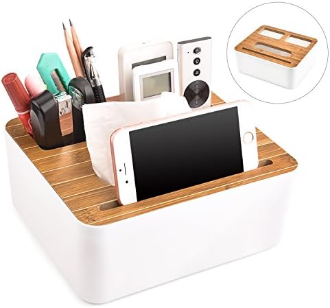 Tissue Box Cover, Phone Holder Remote Control Storage Box Cosmetics/Makeup Organizer Office Supplies Packing Box