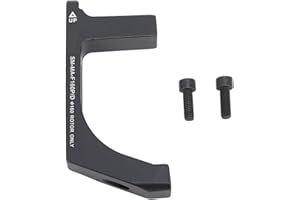 Naroote Disc Brake Mounting Bracket, 160mm Bike Brakes Disc Brake Adapte Black Bike Disc Brake Adapter for Road Bike