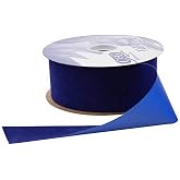 Berwick Offray Nastro Di Velluto Oro/Rosso 10cm X 45m - Poliestere Per Decorazioni