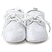 OOSAKU Baby Boys Infant Toddler White Lace Up Girls Dress Shoes (6-9 Months, Shoes)
