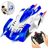 AOKESI Remote Control Car Wall Climbing for Kids Dual Mode Climbing Car Rechargeable 360°Rotating Stunt, Air Climbing RC Car with Powerful LED Lights Ideal Kids Gift Age for 6 Years Old or Older