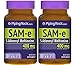 Piping Rock SAM-e S-Adenosyl Methionine 400 mg 2 Bottles x 30 Enteric Coated Tablets Dietary Supplement
