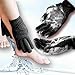 Home Spa HEAVY Exfoliating gloves Hydro full body wash to cleanse scrub glove - Shower & Bath - Deep clean dead skin and Improves blood circultion (1 pair Plain, Black) primary